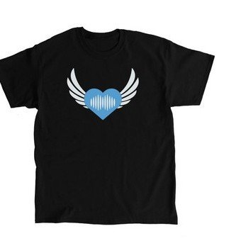 Resonant Heart Tee in black